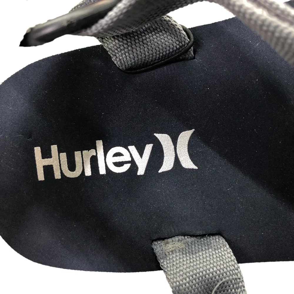 HURLEY Raleigh Navy & Grey Adjustable Strap Sandals Men's Size 12 - Picture 3 of 12
